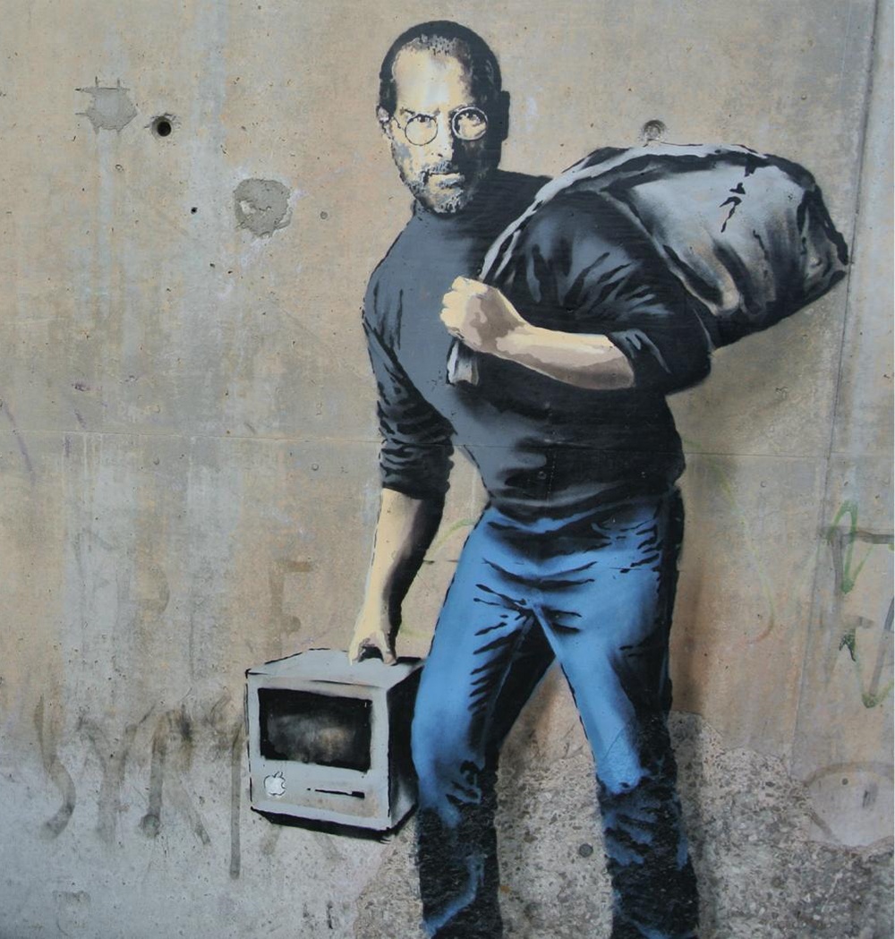 ¿Qué pinta Steve Jobs en un campo de refugiados?