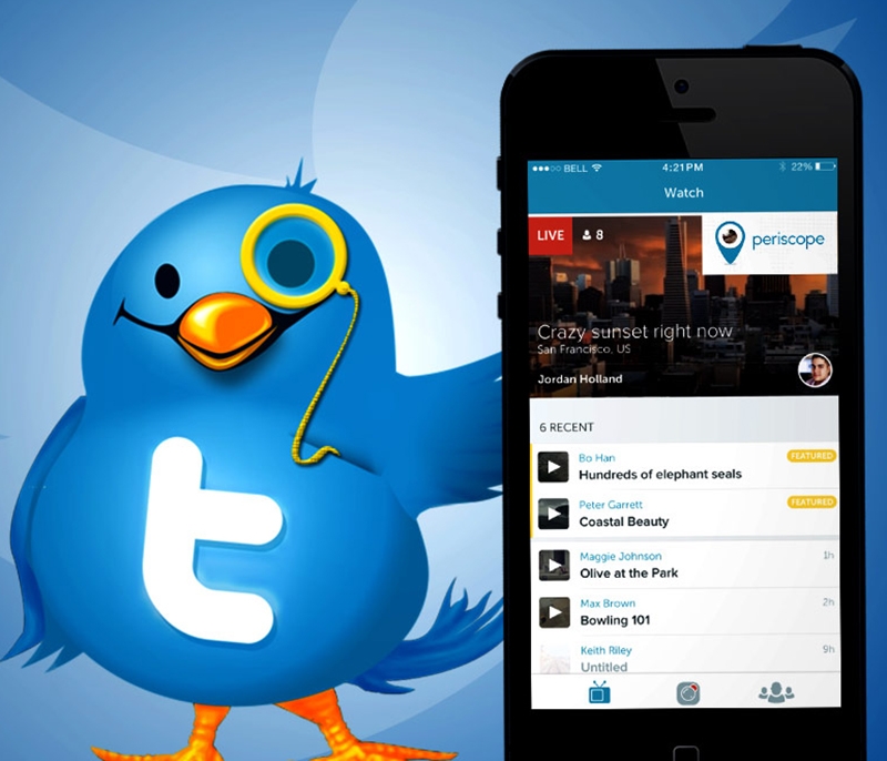 Twitter anuncia nuevas funcionalidades de Periscope