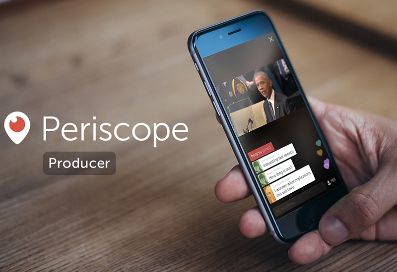Twitter anuncia Periscope Producer, para compartir vídeo profesional en directo