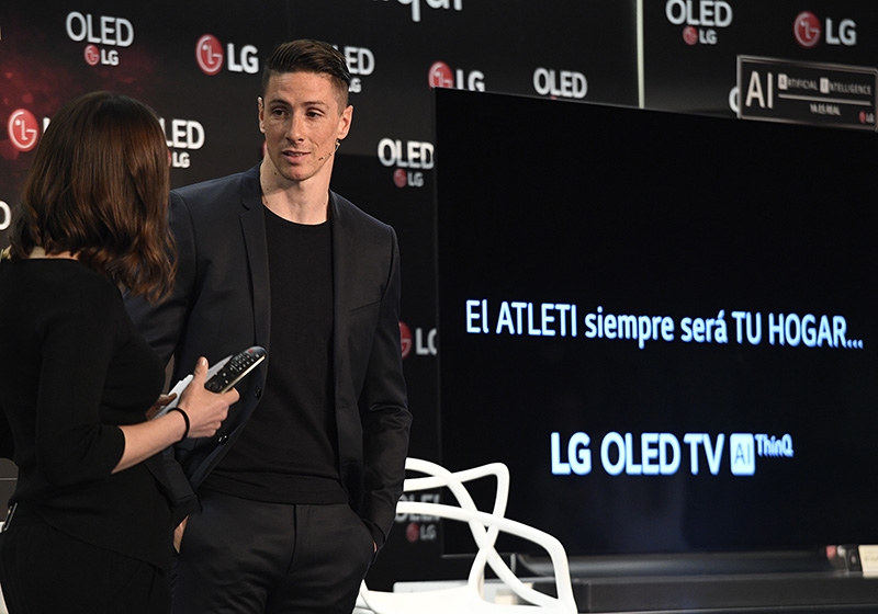 Fernando Torres pone a prueba la Inteligencia Artificial de LG OLED TV