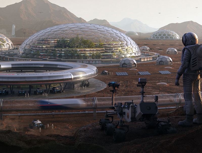 La realidad virtual de HP recrea una colonia humana en Marte