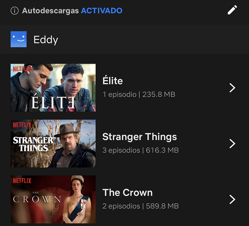 Smart Downloads de Netflix, ya disponible para iOS
