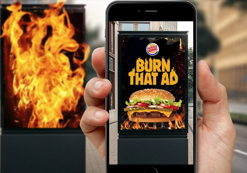 Burger King te anima a quemar anuncios de su competencia