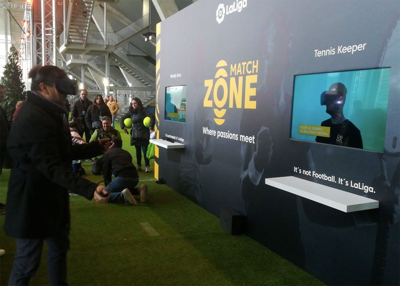 LaLiga se vincula al tenis a través de la realidad virtual
