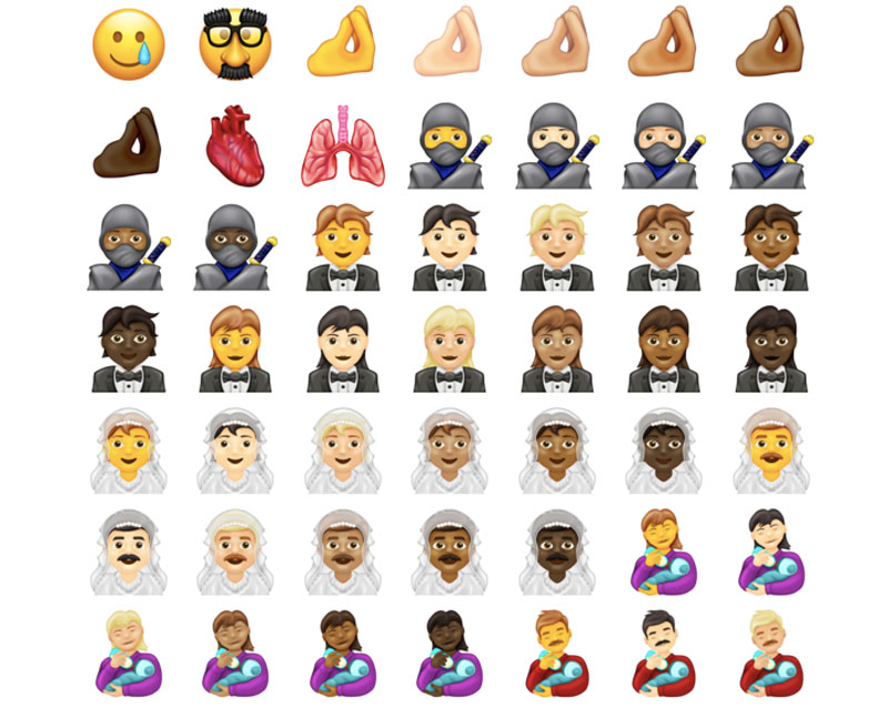 Ninjas, tamales y lápidas, entre los 117 nuevos emojis para 2020