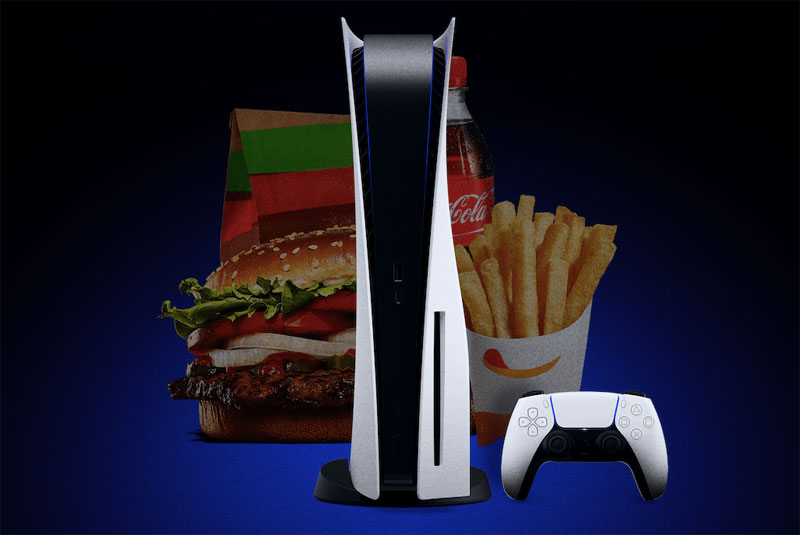 Menús de Burger King sortean la nueva PlayStation5