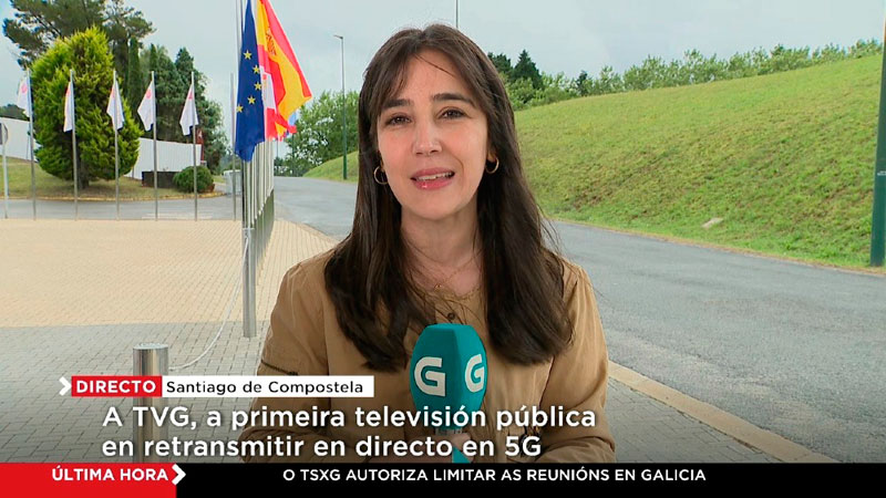 Televisión de Galicia, pionera en la utilización del 5G
