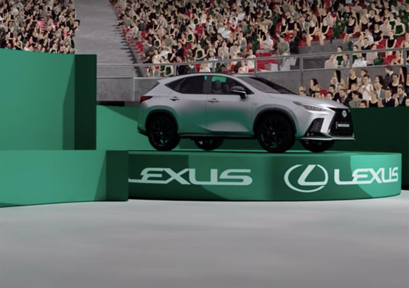 El Lexus NX atrapa la atención del ojo de halcón en la Copa Davis