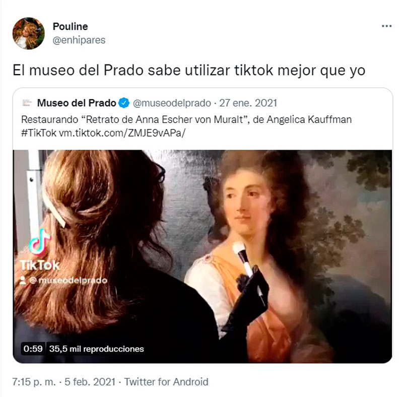 El Museo Del Prado bate un récord en TikTok