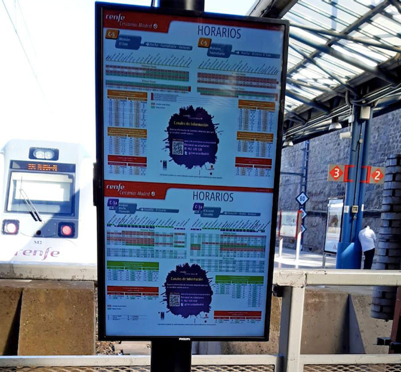 Renfe apuesta por la digitalización de la información en estaciones