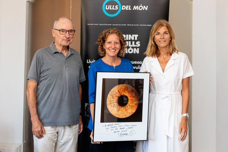 Javier Bardem 'dona' su iris a la Fundación Ojos del mundo