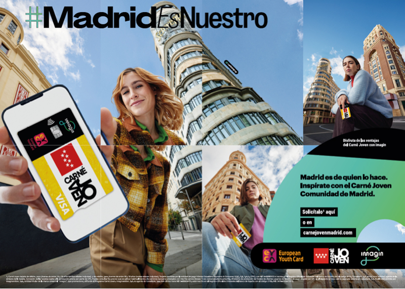 #MadridEsNuestro, la nueva campaña del Carné Joven