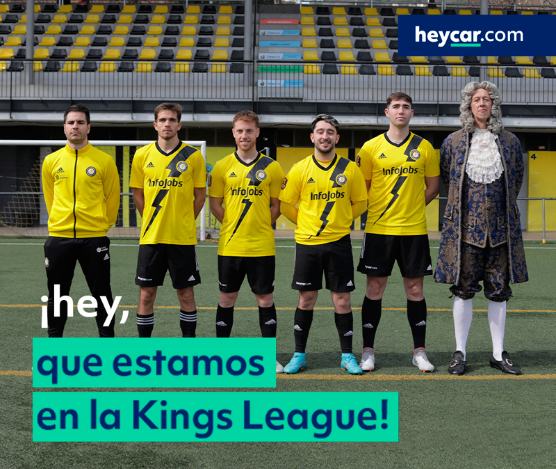 heycar.com lanza nueva campaña y entra en la Kings League