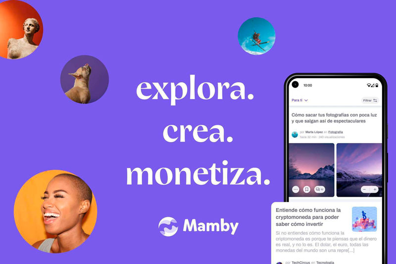 Mamby, la red social que paga a los creadores de contenido