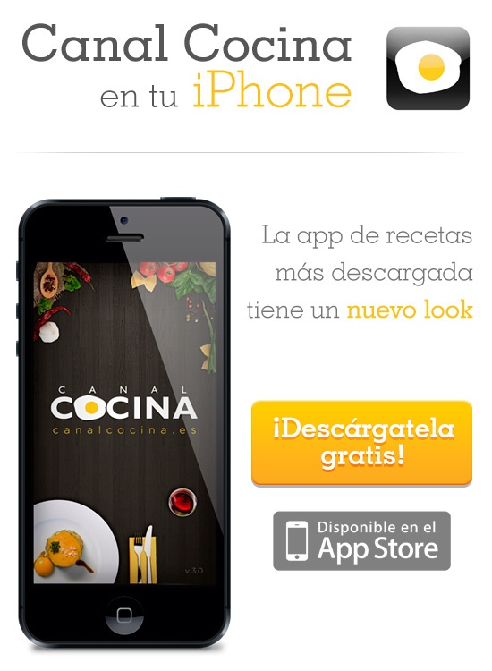 App de Canal Cocina para iPhone5