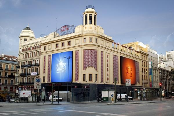 Las pantallas digitales triunfan en Madrid