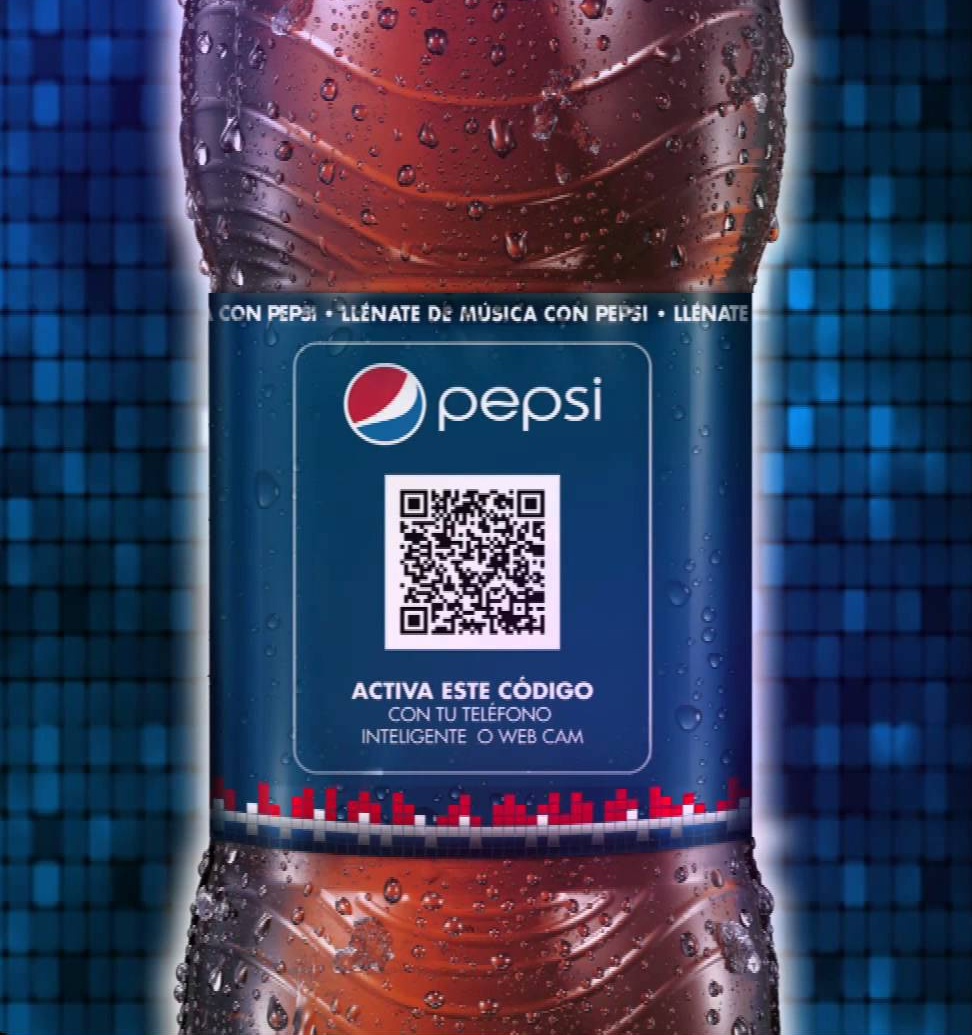 Pepsi se promociona en los códigos de barras