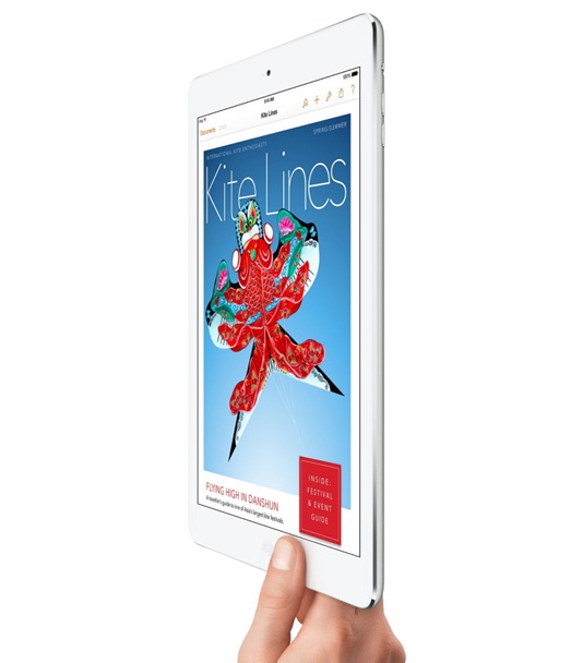 iPad Air presume de línea