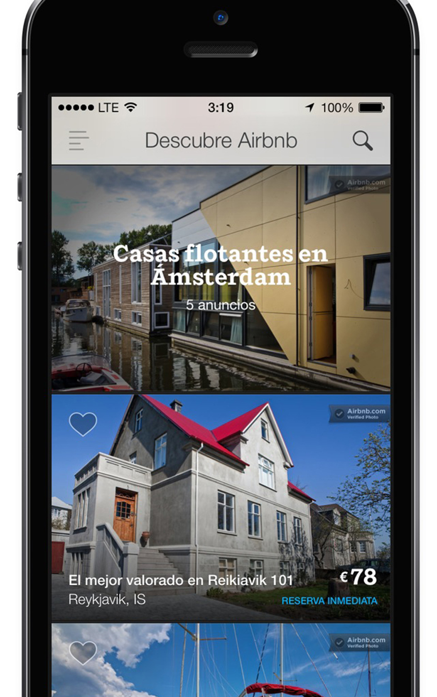 Airbnb renueva sus apps
