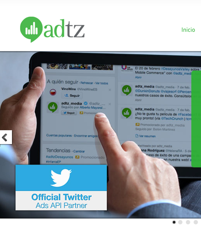 ADTZ, certificada por Twitter