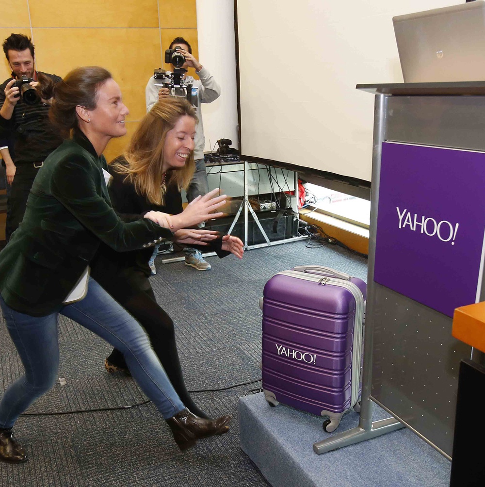 La maleta de Yahoo visita Fitur
