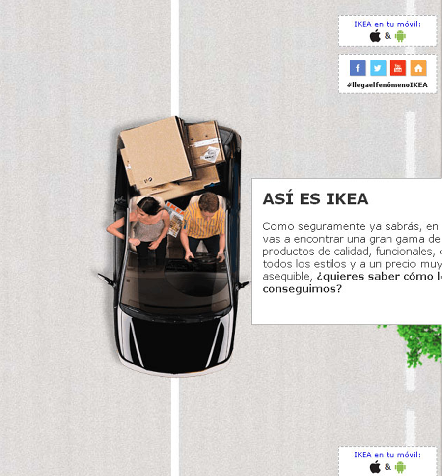 Paseo interactivo por Ikea
