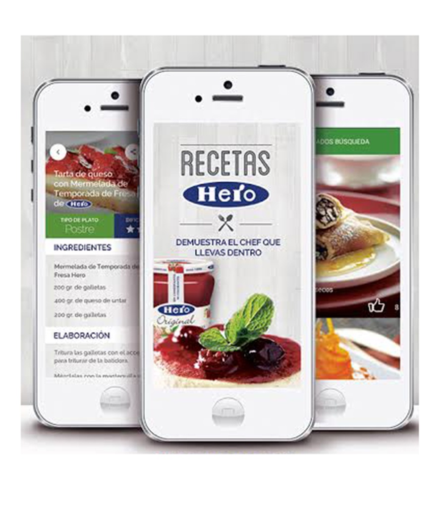 Hero lanza una nueva app de recetas