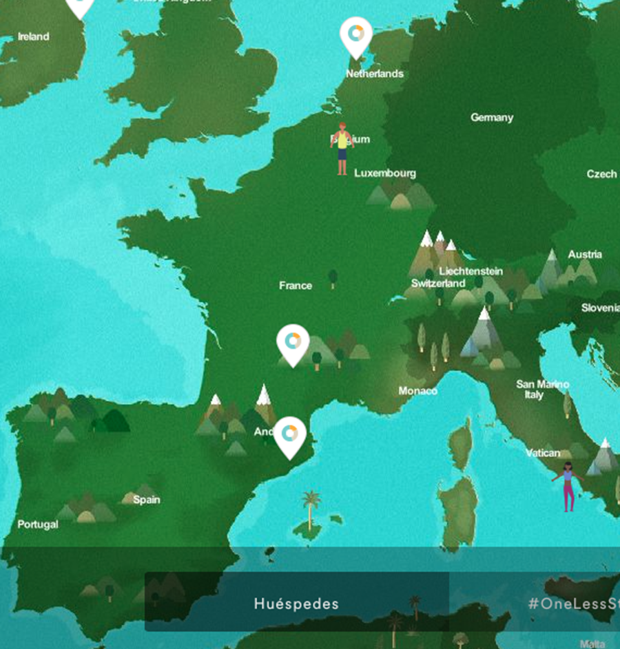 Mapa interactivo de Airbnb