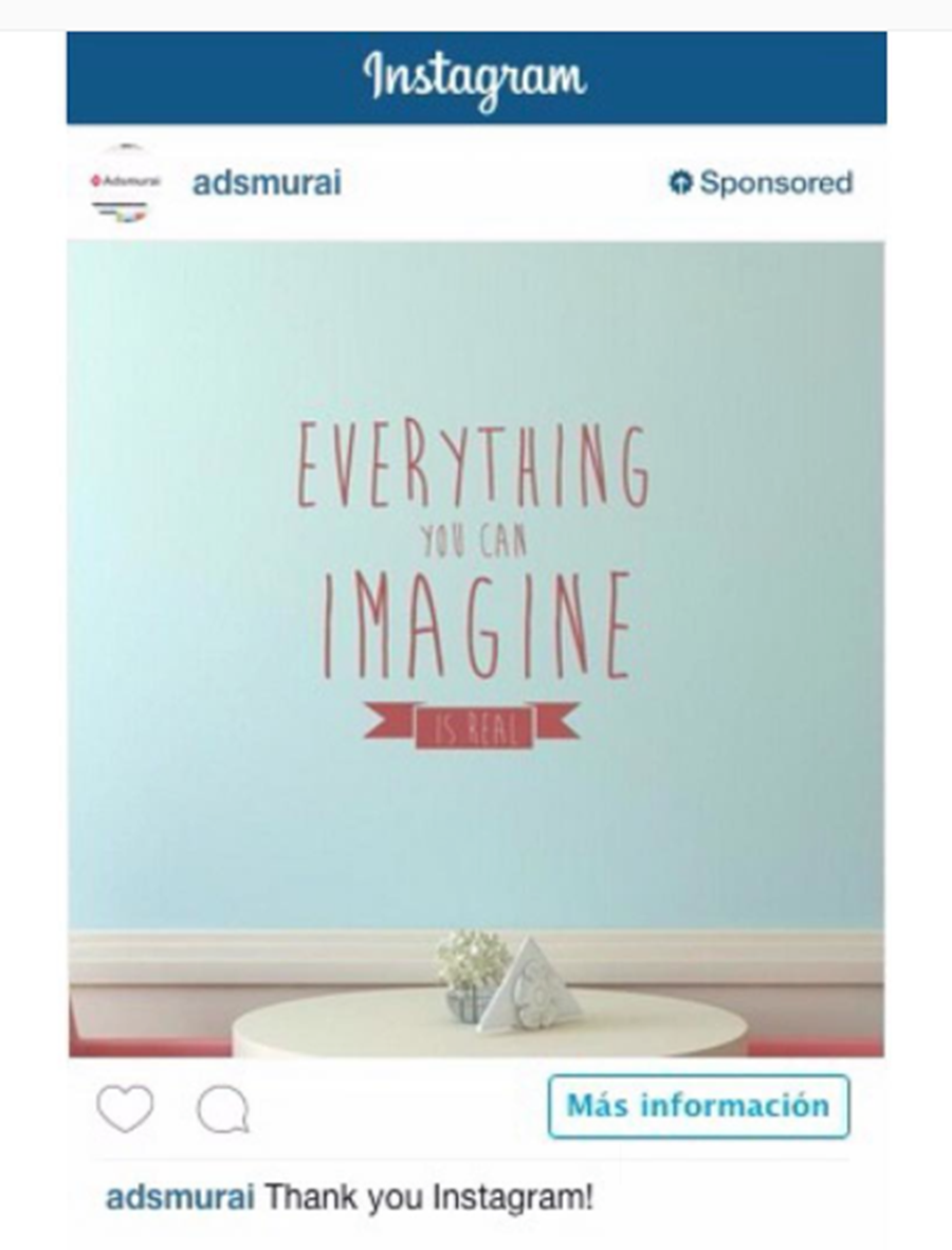 Adsmurai ya lanza anuncios en Instagram