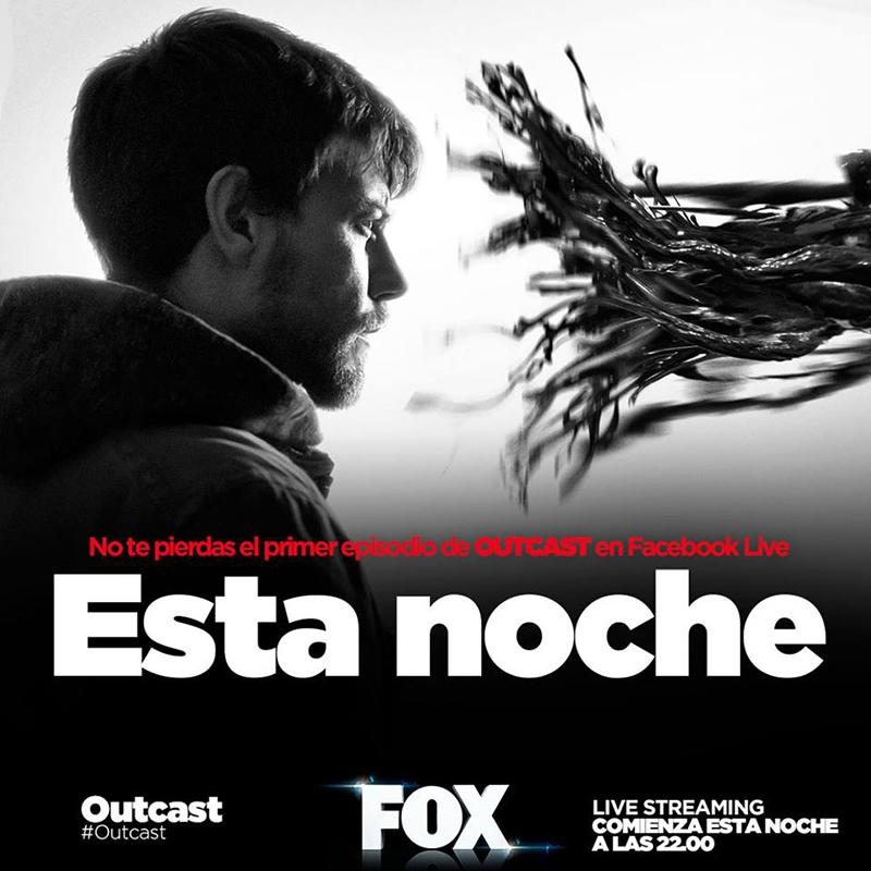 FOX emite el episodio piloto de 'Outcast' en Facebook Live