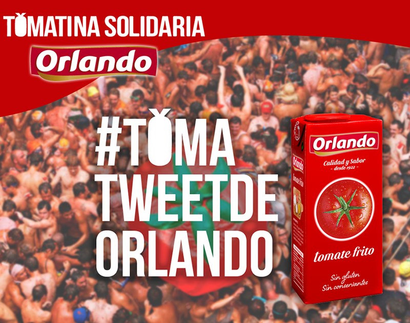 Tomatweet, la Tomatina digital y solidaria de Orlando