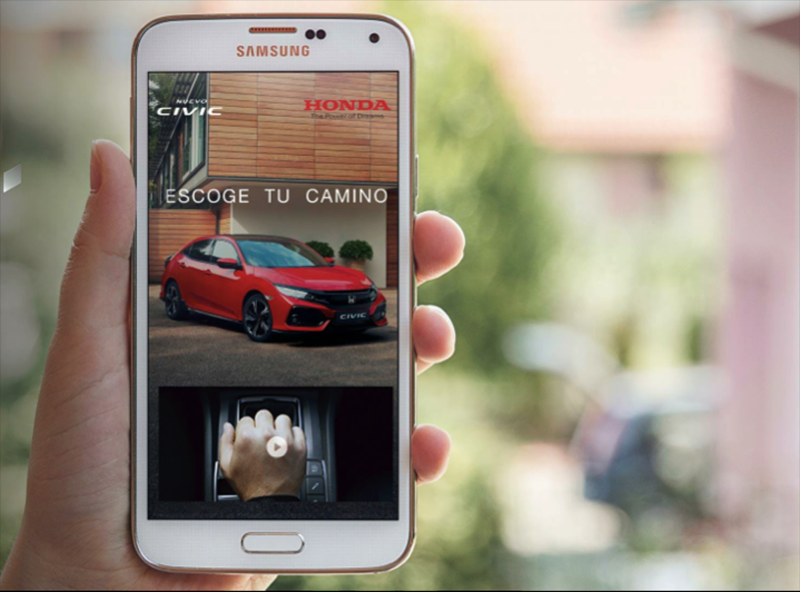 VideoShake para presentar el nuevo Honda Civic