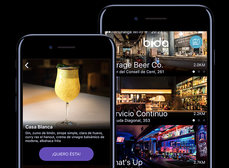 La app Bida regala una copa gratis al mes a toda Barcelona