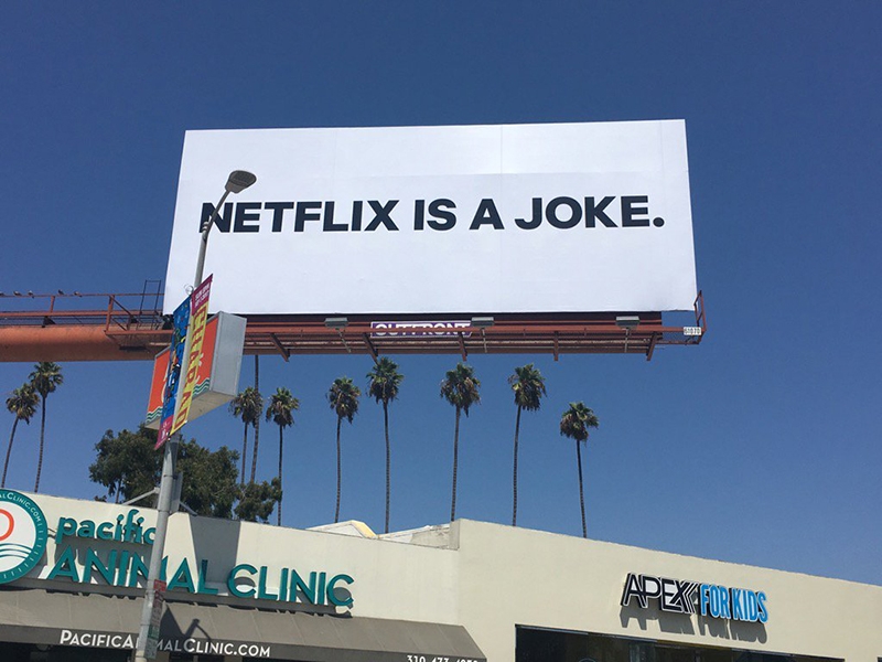 Desvelado el misterio de la campaña 'Netflix es una broma'