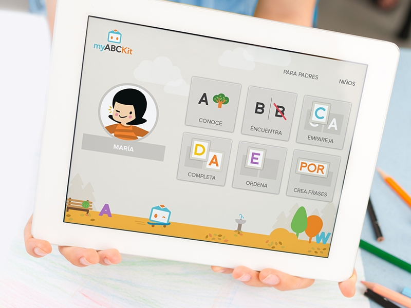 myABCKit, app que ayuda a los niños a leer y escribir