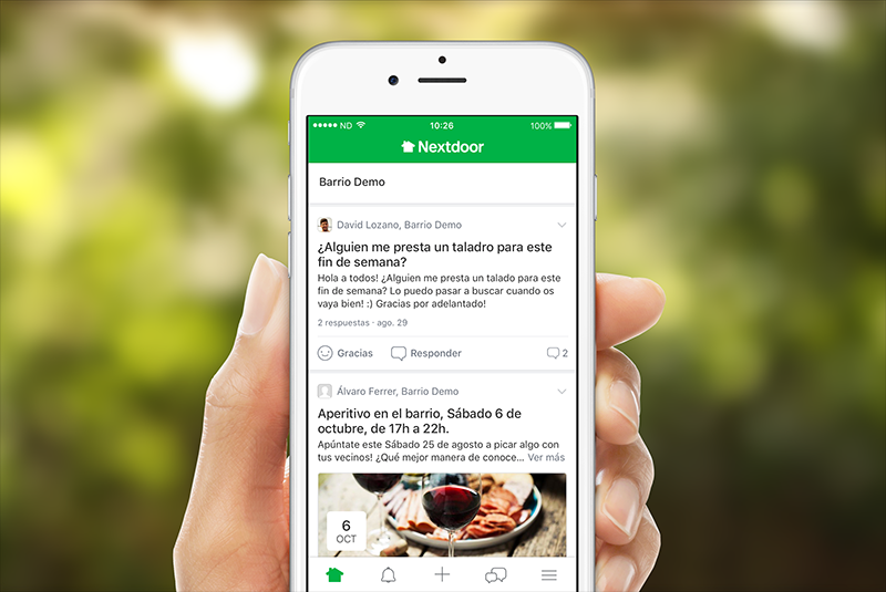 Llega Nextdoor, la app para impulsar la vida de barrio