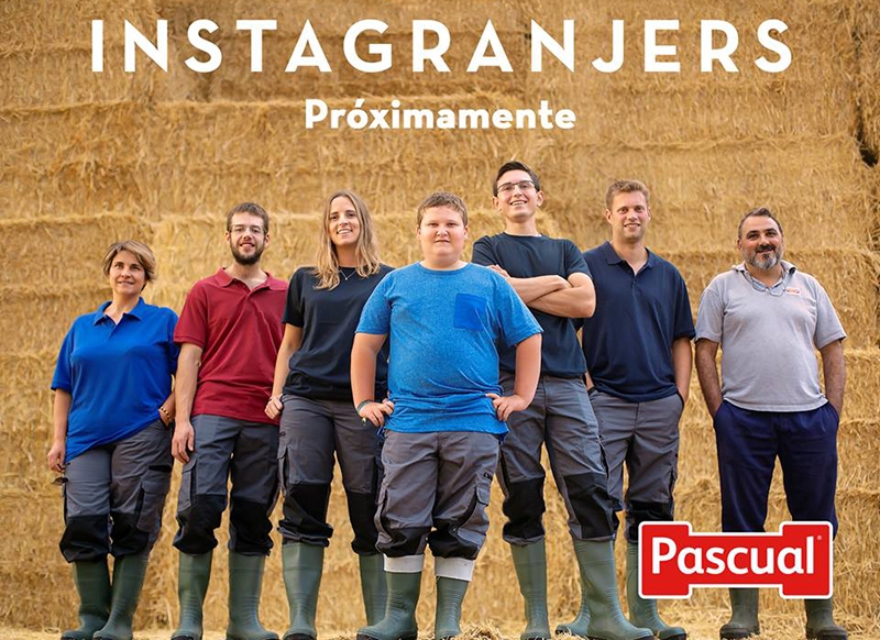 Pascual convierte a sus ganaderos en 'Instagranjers'