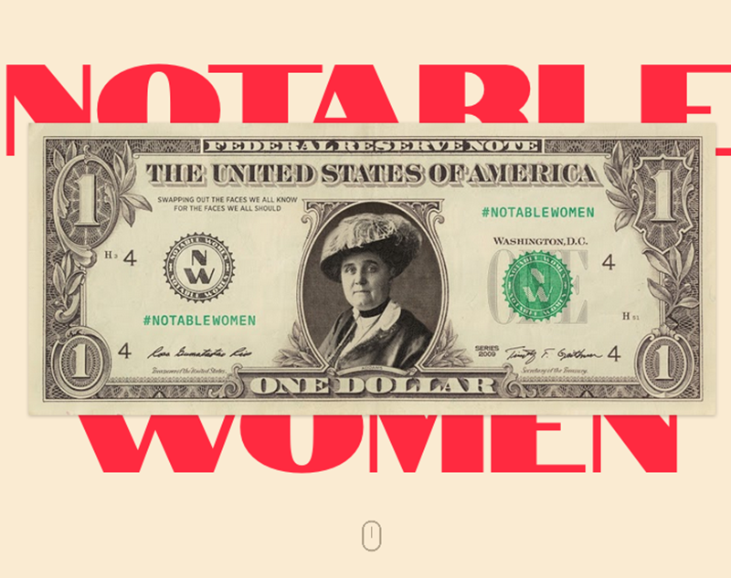 App para poner personalidades femeninas en los billetes