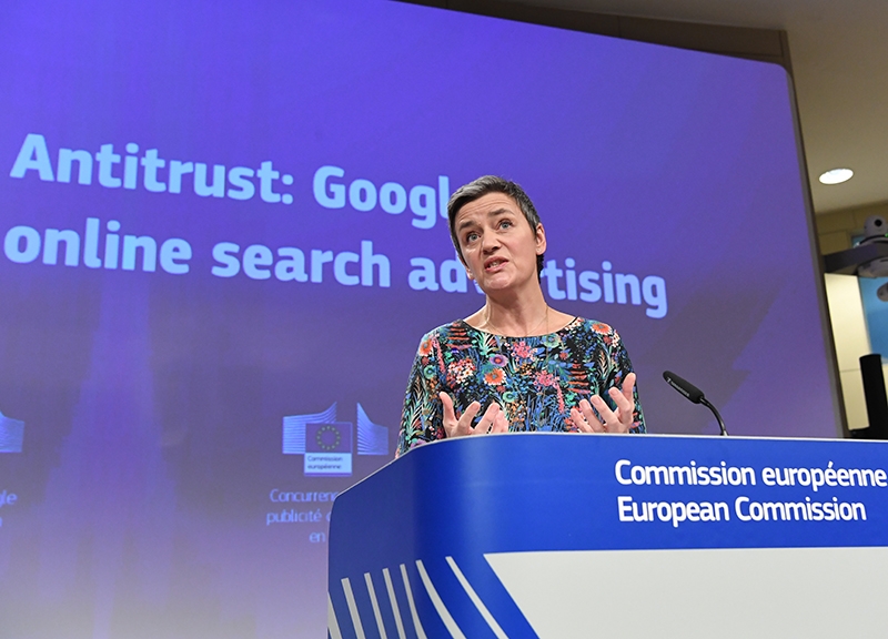 La comisión europea impone una multa a Google por 'prácticas abusivas'