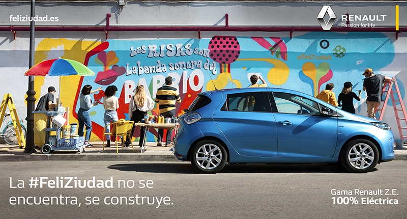 'FeliZiudad', campaña 'happy targeting' de Renault en Spotify