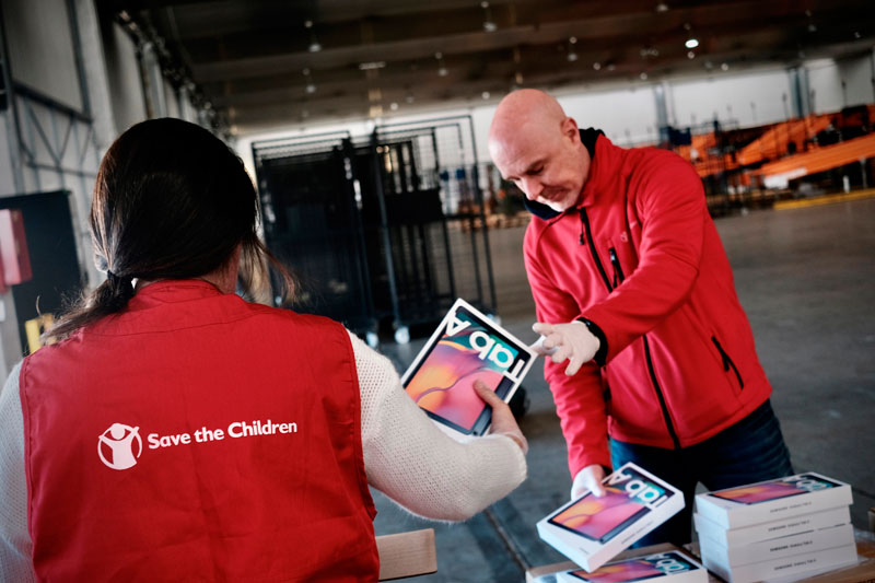 Samsung y Save The Children abordan la emergencia educativa