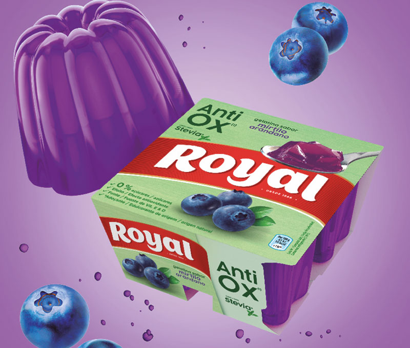 Royal relanza su gama de gelatinas con #RoyalContigo