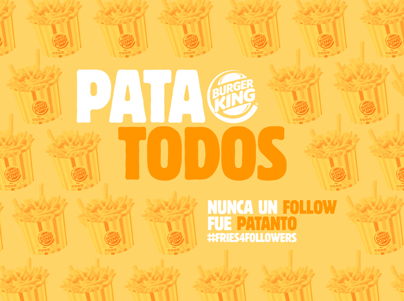 Si Burger King consigue este reto, regalará patatas a toda España