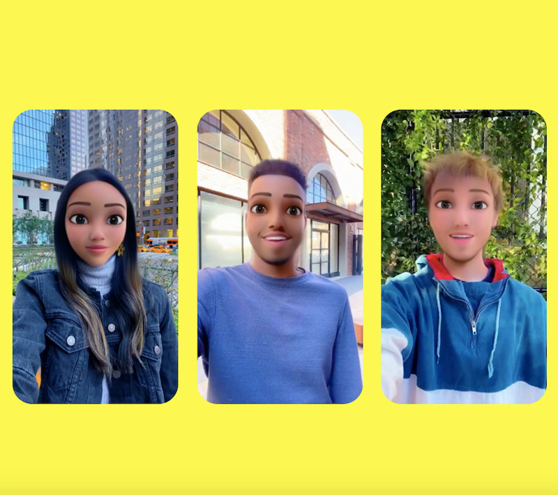 Snapchat lanza una lente para convertirte en dibujo animado
