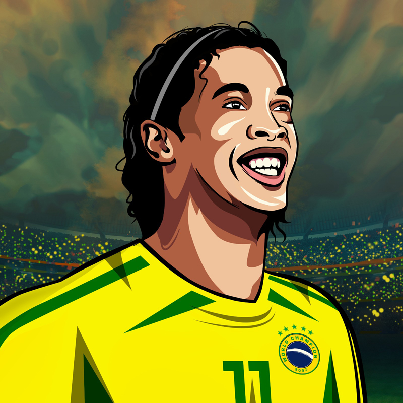 NFTs para conmemorar la carrera de Ronaldinho