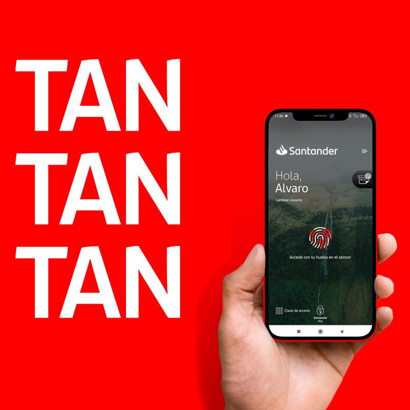 Banco Santander lanza su nueva campaña 'Tan Tan'