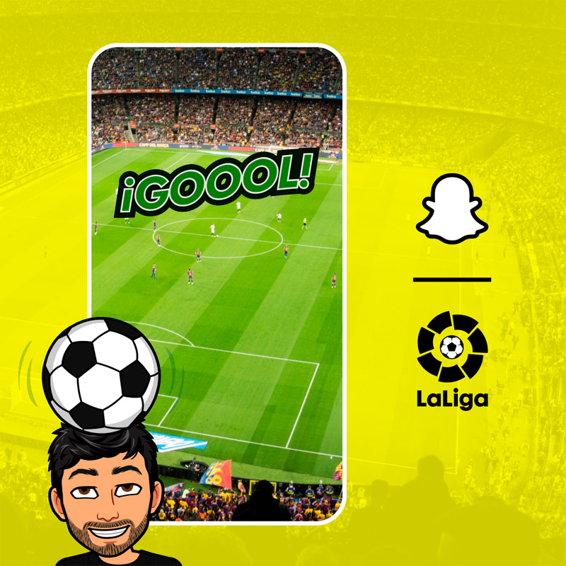 LaLiga lleva contenido futbolístico premium a Snapchat