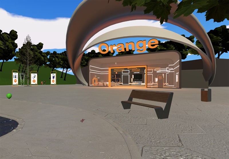 Orange inaugura su primera tienda en el metaverso
