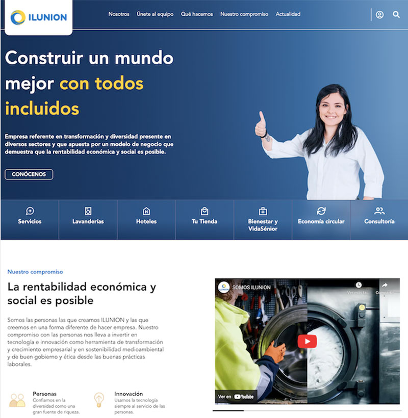 Nurun diseña la nueva web corporativa de Ilunion