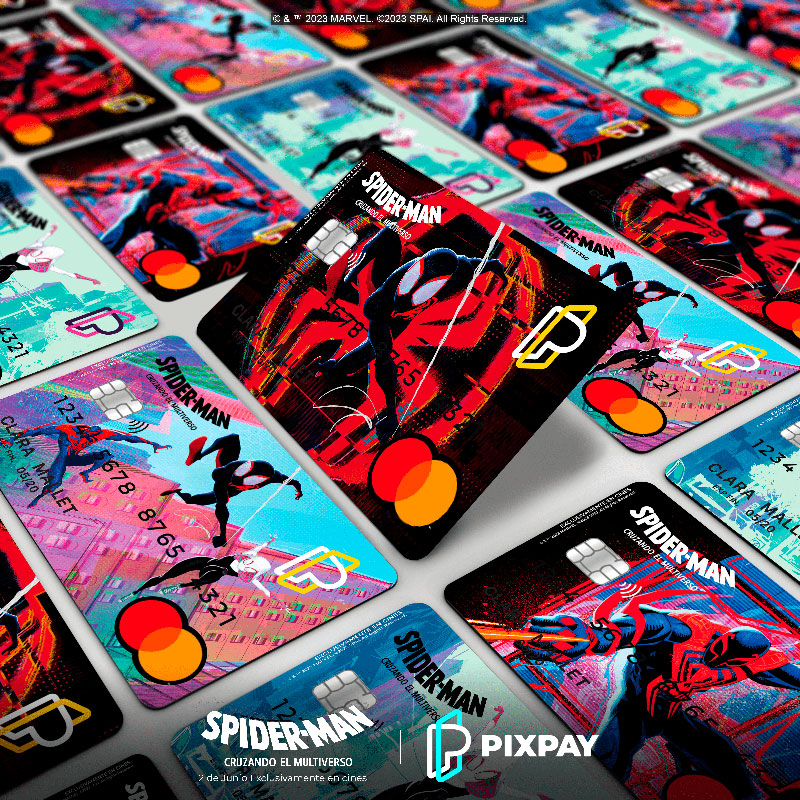 La tarjeta Pixpay para adolescentes se viste de Spider-Man